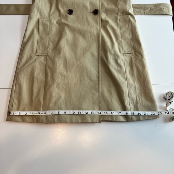 J. Crew Collection Icon Trench Coat, khaki, size 2 - Picture 7 of 13
